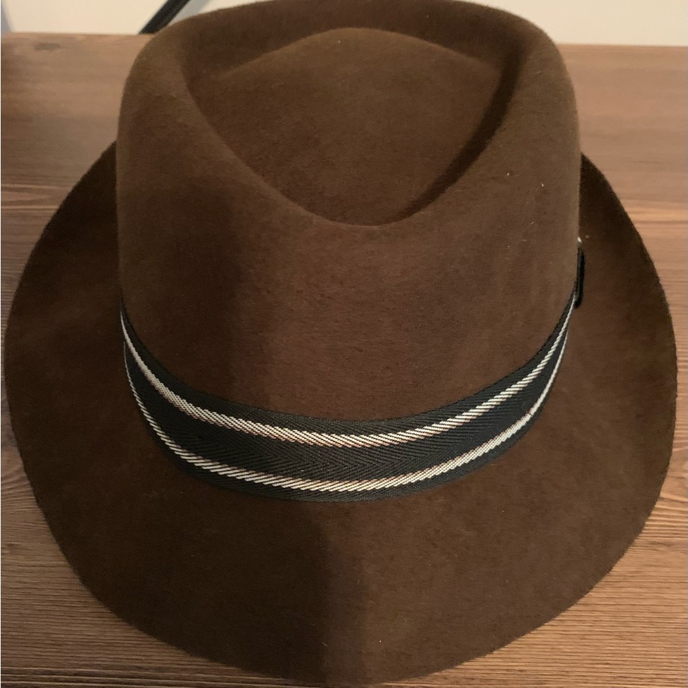 Elegania Tropical Handmade Hats Brown Wool Size-XL